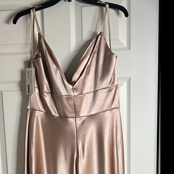 JENNY YOO  Brenna whipped apricot long gown Size 14 - Picture 15 of 15